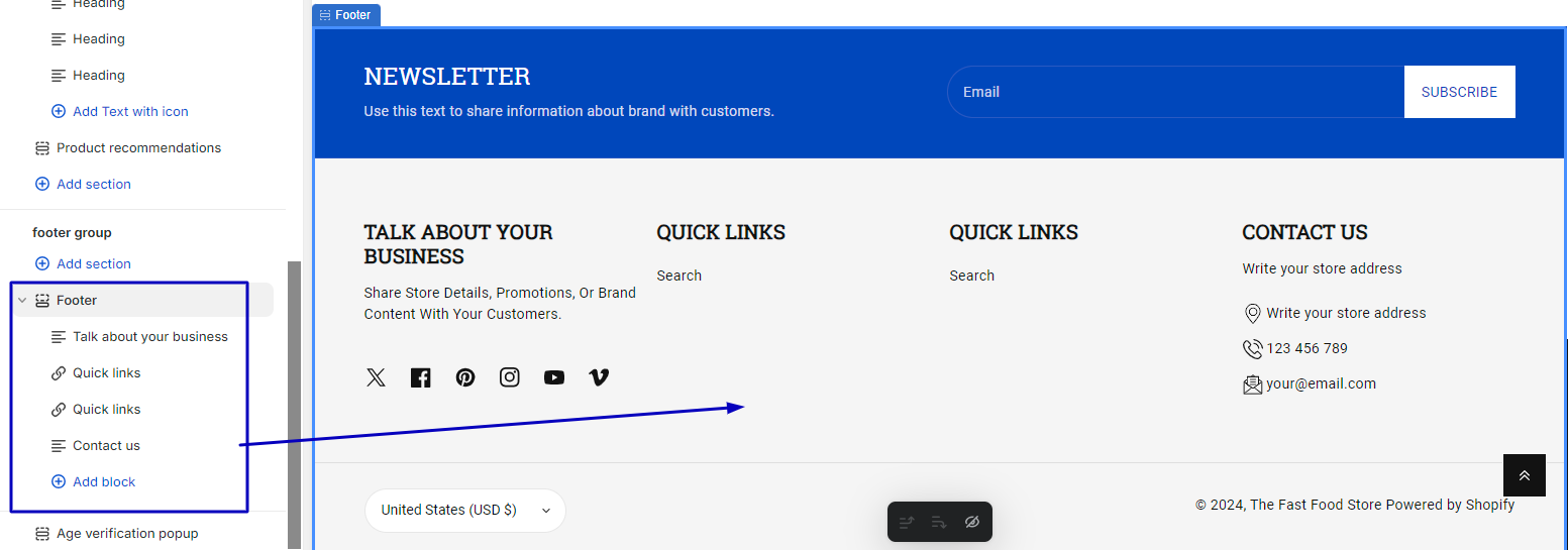 Customize the Viola theme Shopify 4